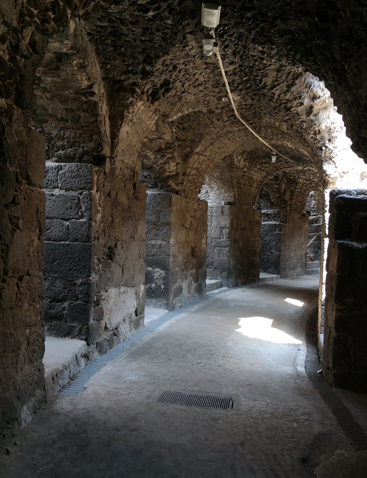 Anfiteatro Romano in Piazza Stesicoro Catania, 2nd-century AD Roman amphitheatre originally seating 15,000 spectators, visible at street level