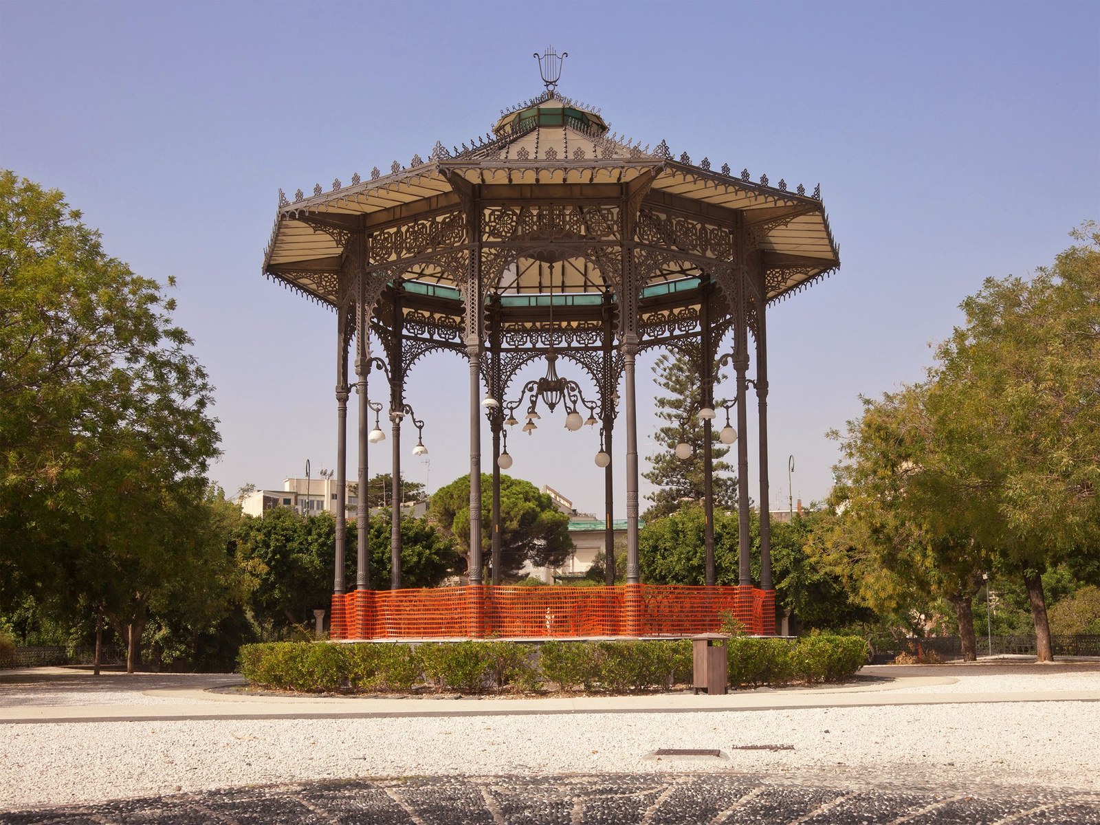 Villa Bellini public gardens and park in Catania Sicily