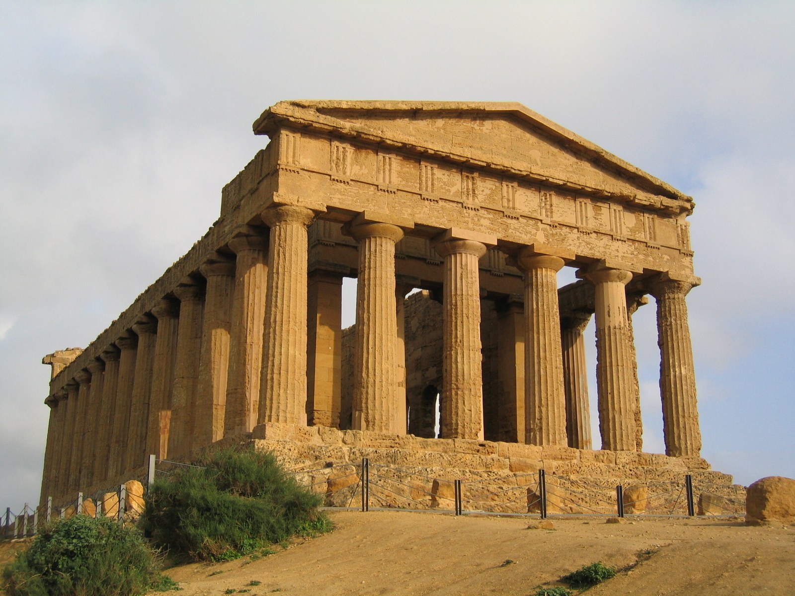 Temple of Concordia in the Valley of the Temples, Agrigento, Greek Doric c. 440 BC