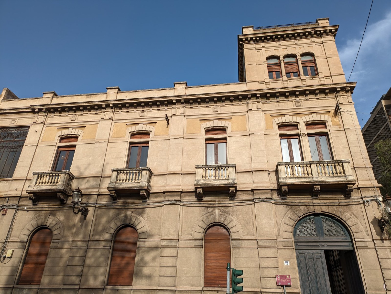 Villa Zingali Tetto Art Nouveau Liberty villa in Catania - architectural hidden gem