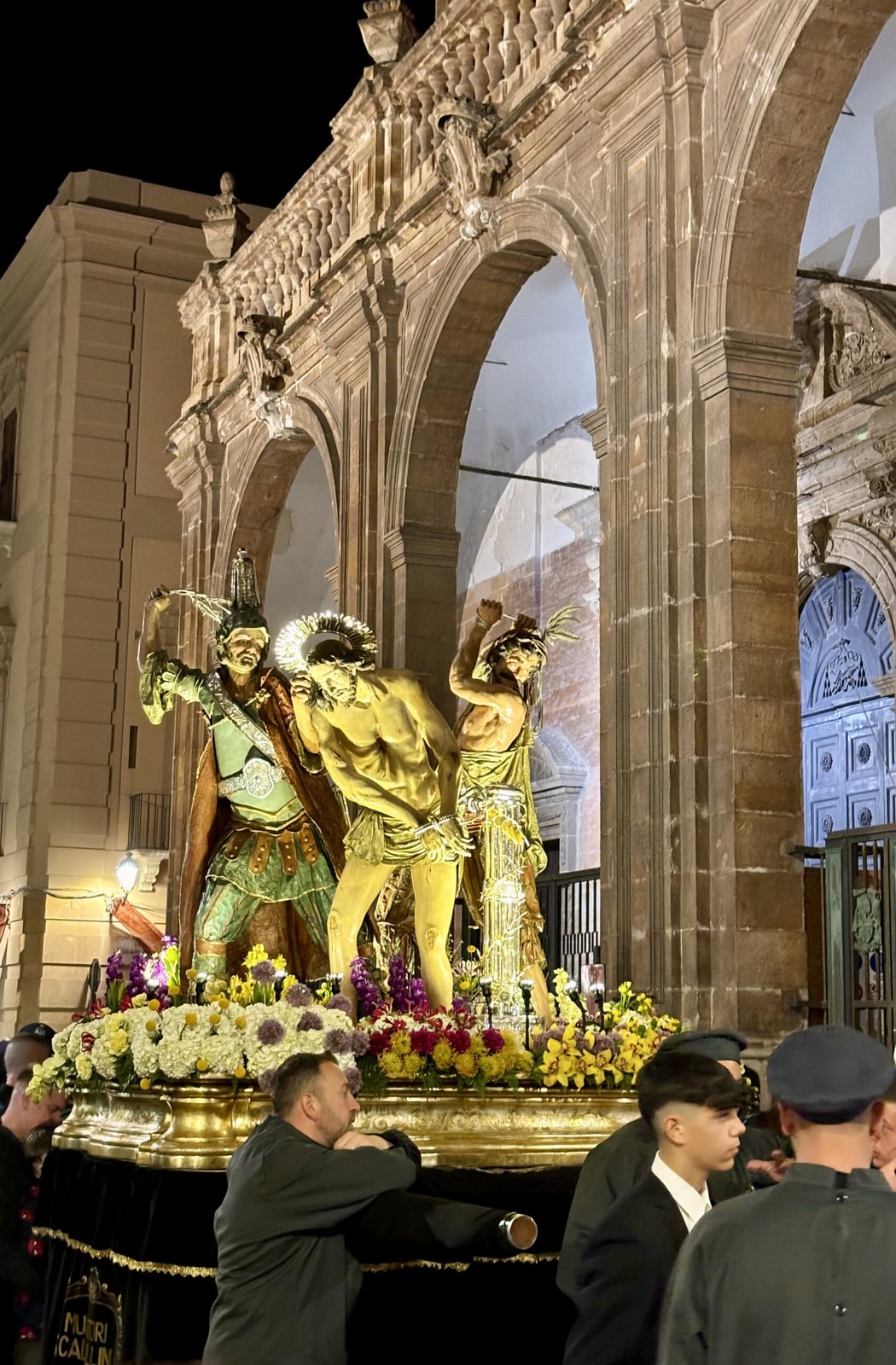 Misteri di Trapani Good Friday procession — sculptural group depicting the Passion of Christ carried through Trapani during Holy Week