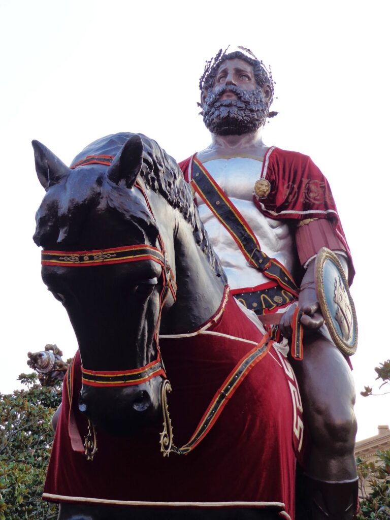 La Vara di Messina giant votive float — 14-metre Sicilian August 15 procession of the Assumption, since 1535