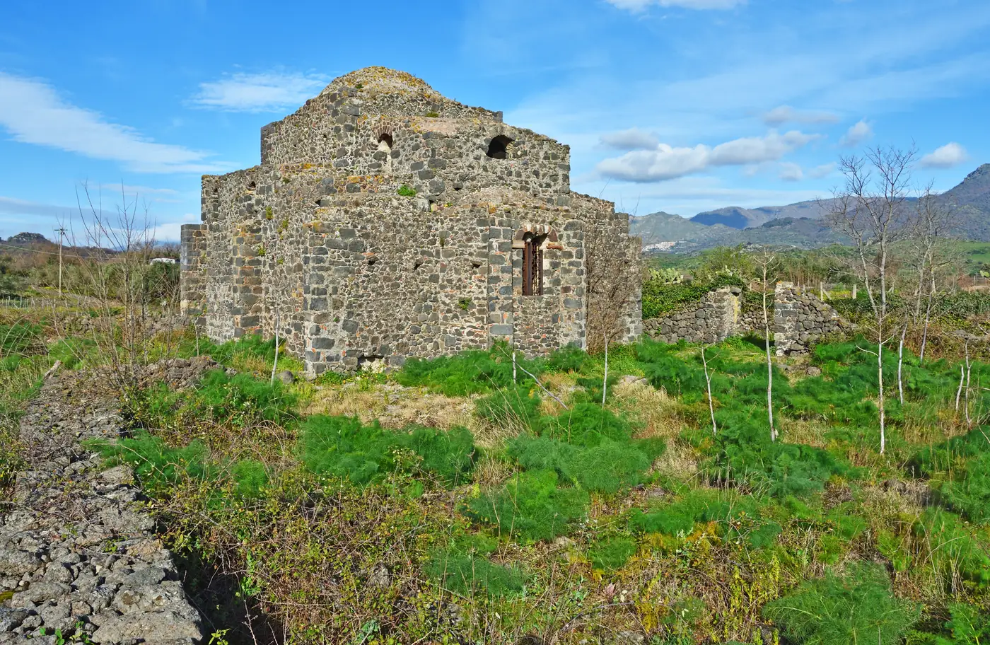 Cuba bizantina di Santa Domenica, edificio rurale VI-VII secolo vicino Castiglione di Sicilia