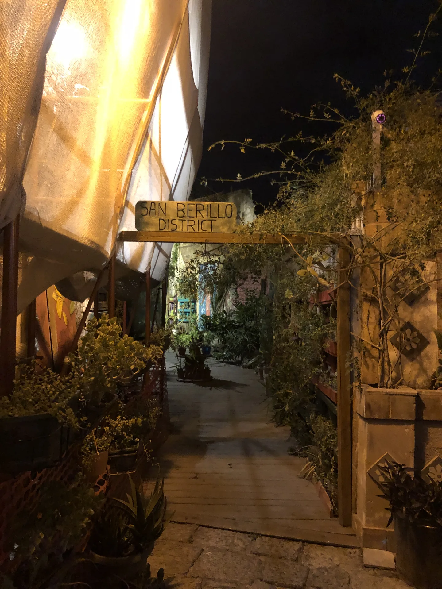 Street view of the San Berillo old neighborhood in Catania, one of the areas to navigate with care after dark