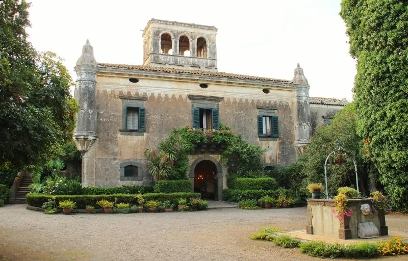 Castello degli Schiavi a Fiumefreddo di Sicilia, location del Padrino III