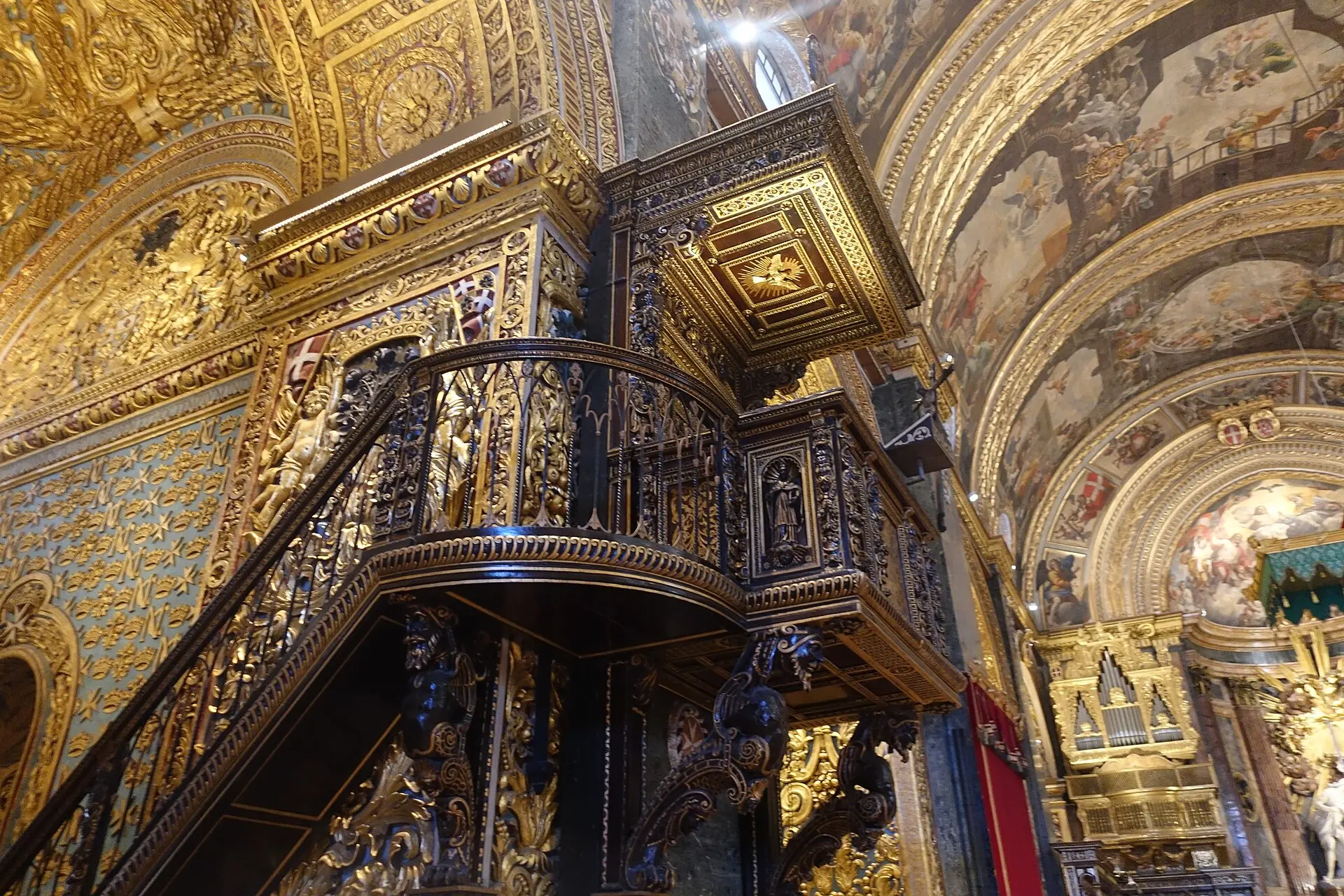 Interno della Concattedrale di San Giovanni, La Valletta